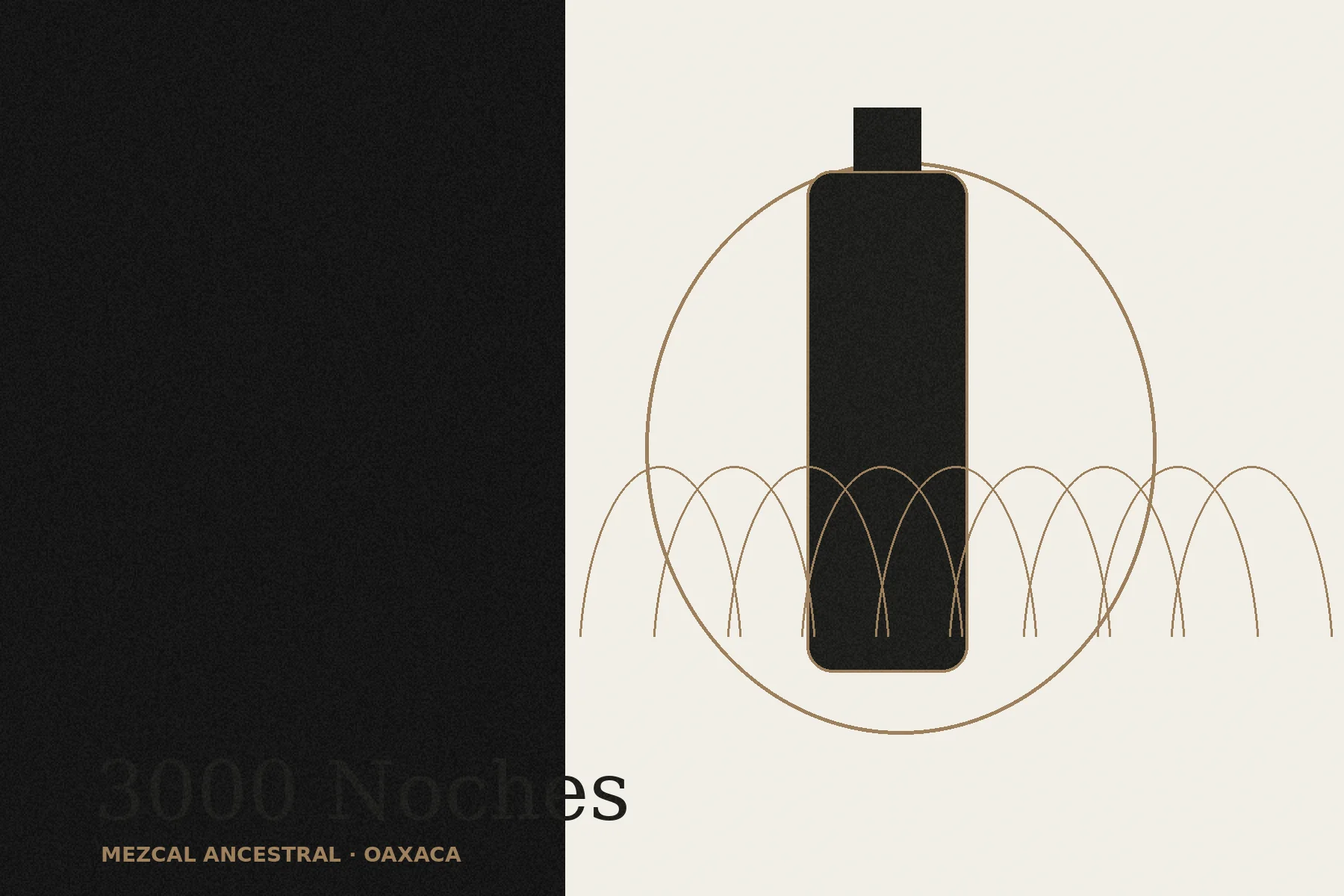 Dirección creativa para Mezcal 3000 Noches